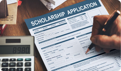 Scholarship Application Form Foundation Concept